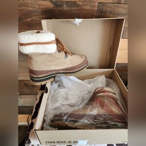 Clarks Tan and Brown Desert Boots